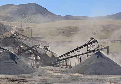 内蒙古赤峰玄武岩碎石生产线设备发货