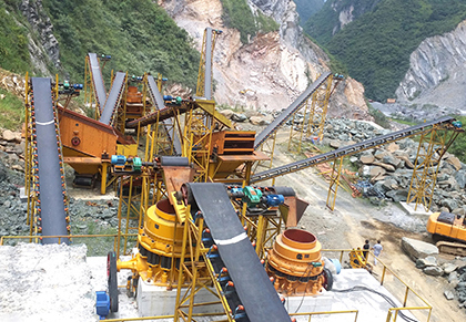 时产100吨花岗岩碎石制砂生产线在河北唐山顺利投产
